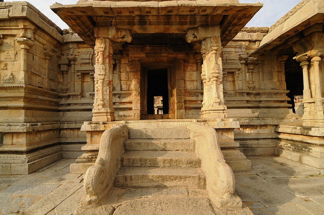 Vijaya-Vittala-Tempel, Hampi, UNESCO-Welterbestätte, Karnataka, Indien, Asien