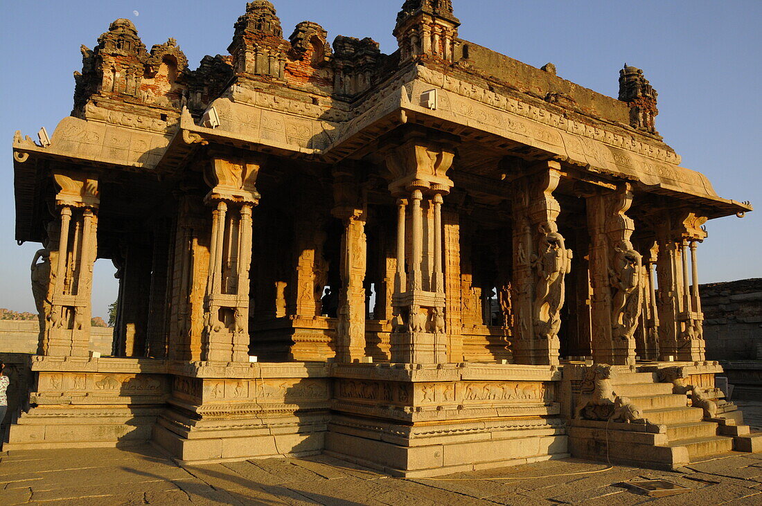 Shree Vijaya Vitthala-Tempel, Hampi, UNESCO-Welterbestätte, Karnataka, Indien, Asien