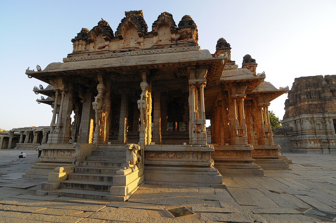 Shree Vijaya Vitthala-Tempel, Hampi, UNESCO-Welterbestätte, Karnataka, Indien, Asien