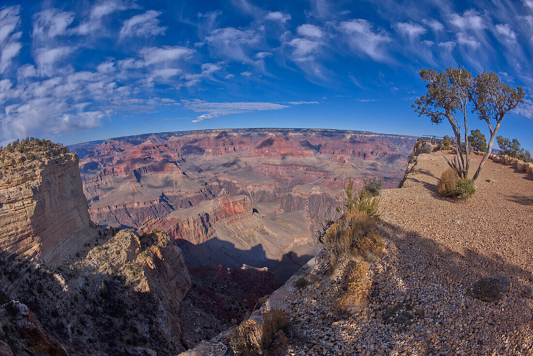 A view of Grand Canyon from the west side of Maricopa Point, Grand Canyon, UNESCO World Heritage Site, Arizona, United States of America, North America