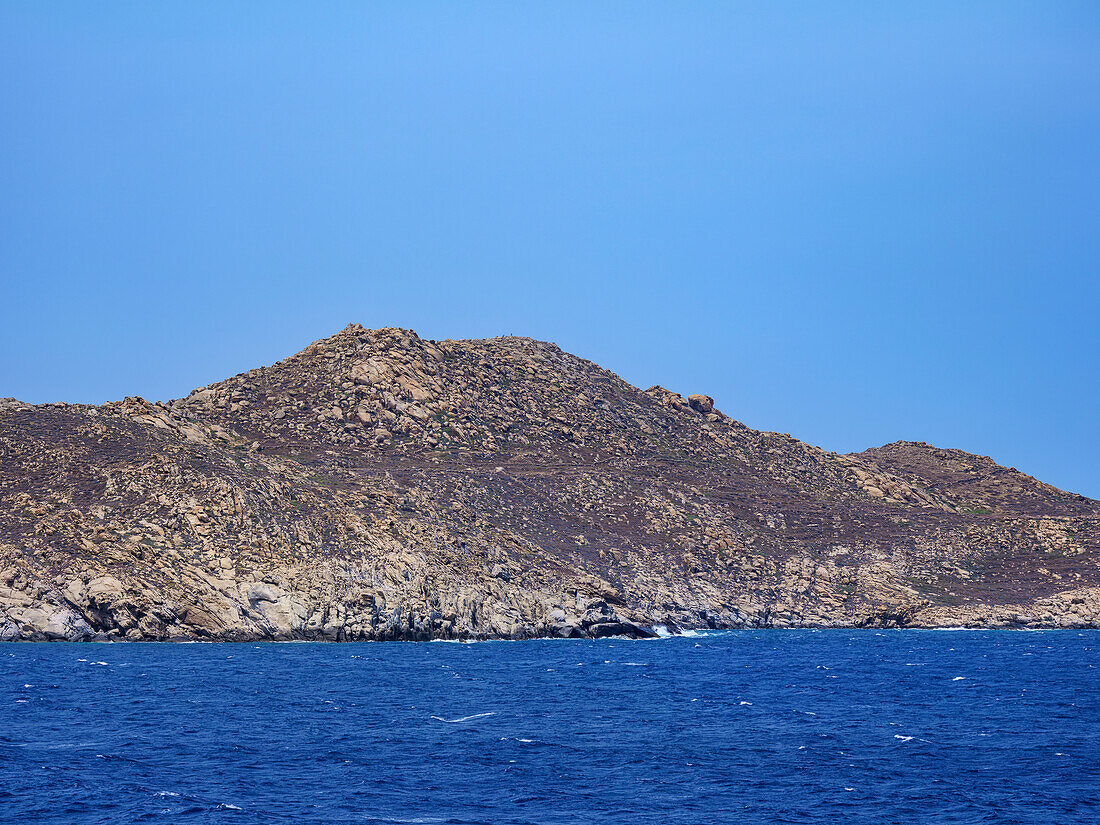 Küste der Insel Delos, Kykladen, Griechische Inseln, Griechenland, Europa