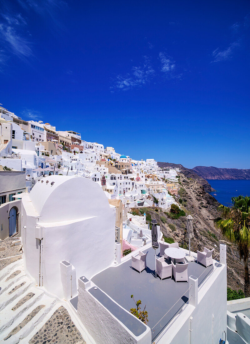 Dorf Oia, Insel Santorin (Thira), Kykladen, Griechische Inseln, Griechenland, Europa