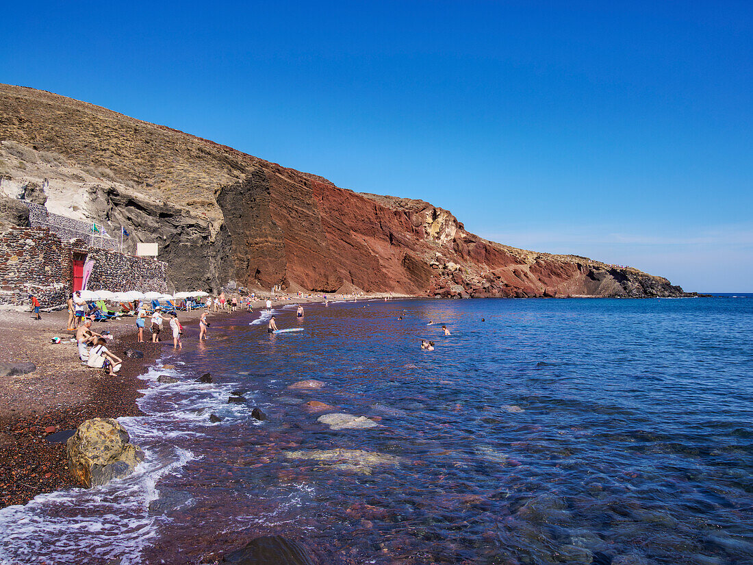 The Red Beach, Santorini (Thira) Island, Cyclades, Greek Islands, Greece, Europe