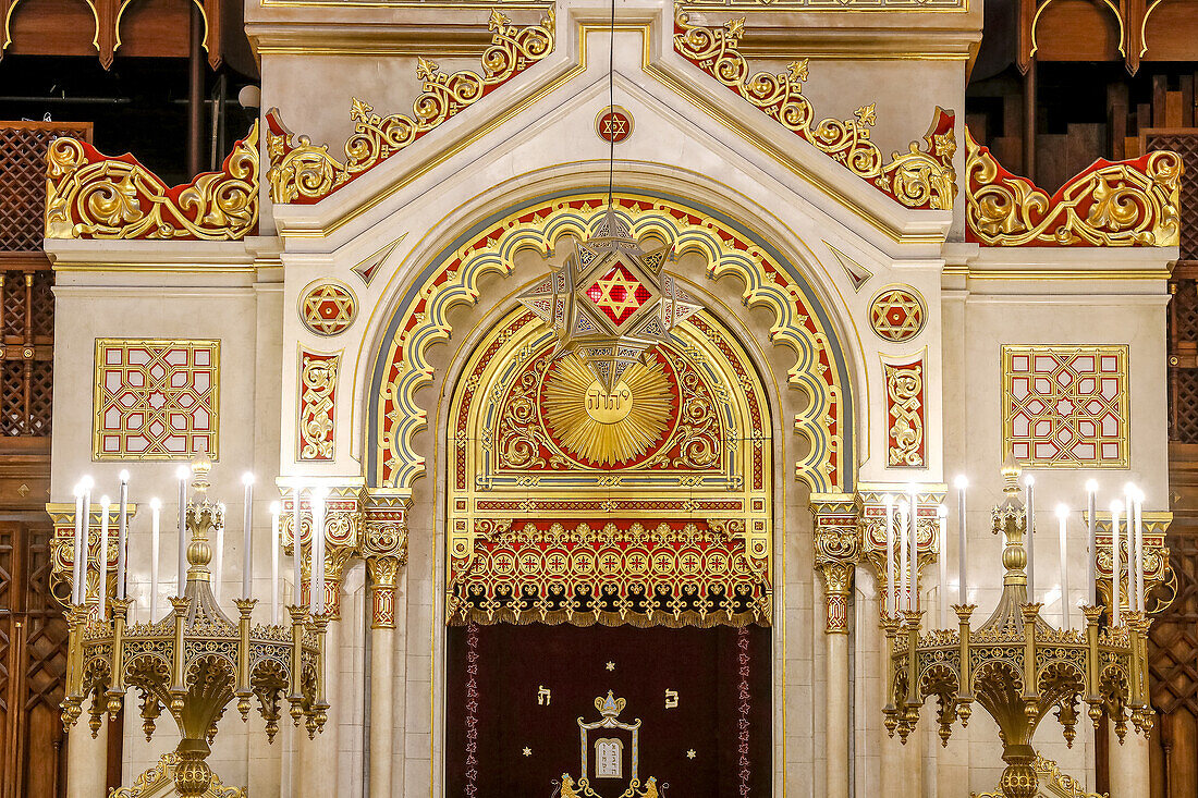 Thora-Arche, Große Synagoge von Budapest, Ungarn, Europa