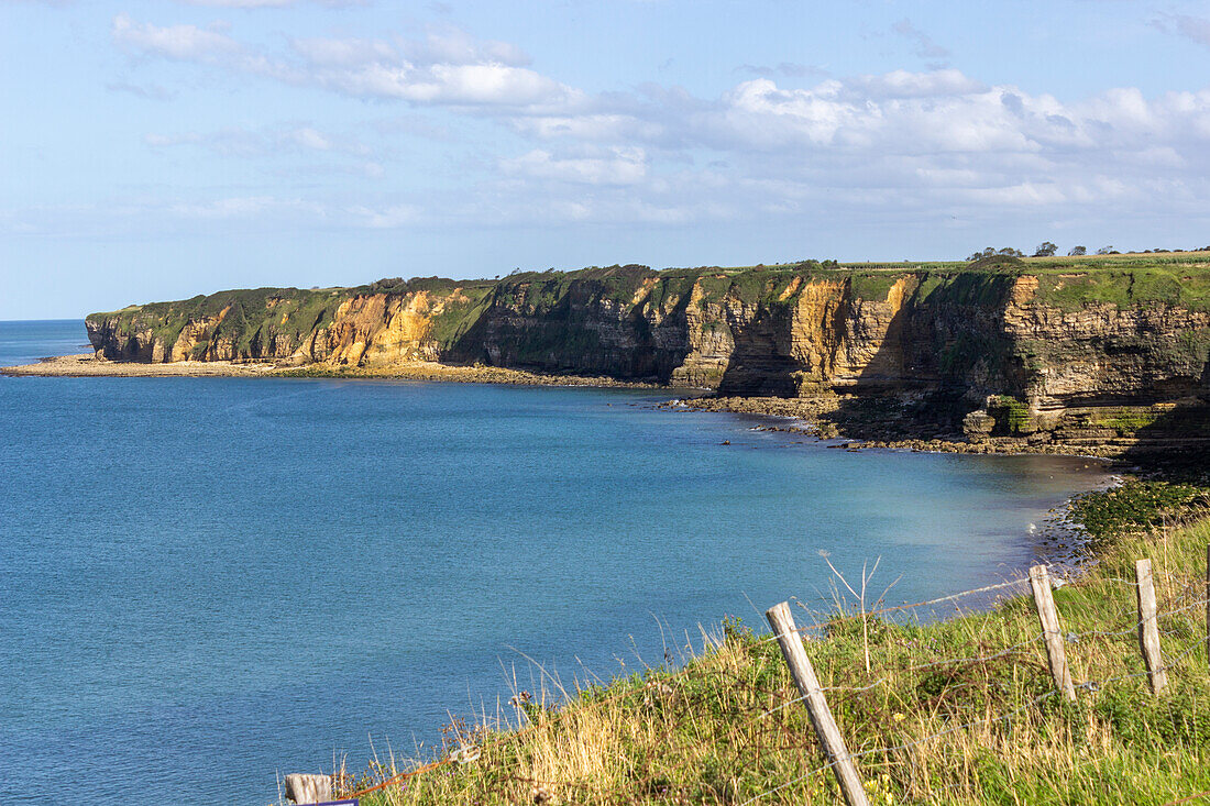 La Pointe du Hoc, Cricqueville-en-Bessin, Calvados, Normandie, Frankreich, Europa