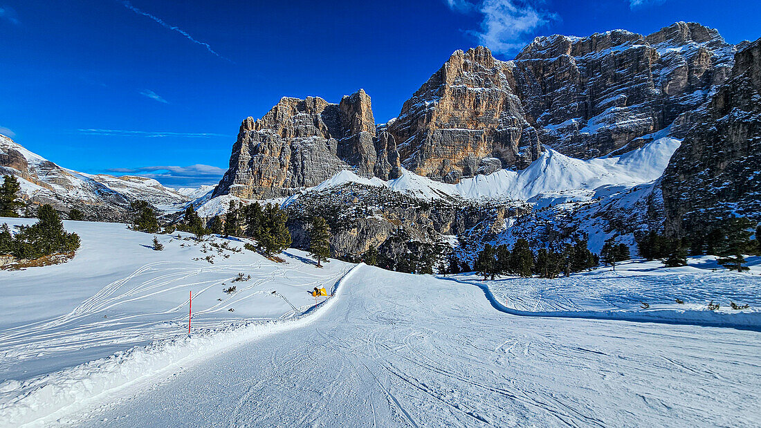 Berg Lagazuoi, Naturpark Ampezzaner Dolomiten, UNESCO-Welterbe, Venetien, Dolomiten, Italien, Europa