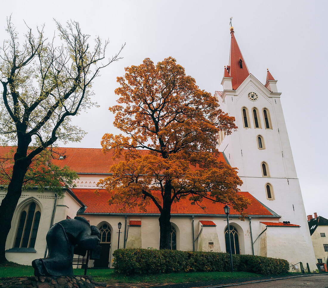 Johanniskirche in der mittelalterlichen Altstadt von Cesis, Cesis, Lettland, Baltikum, Europa