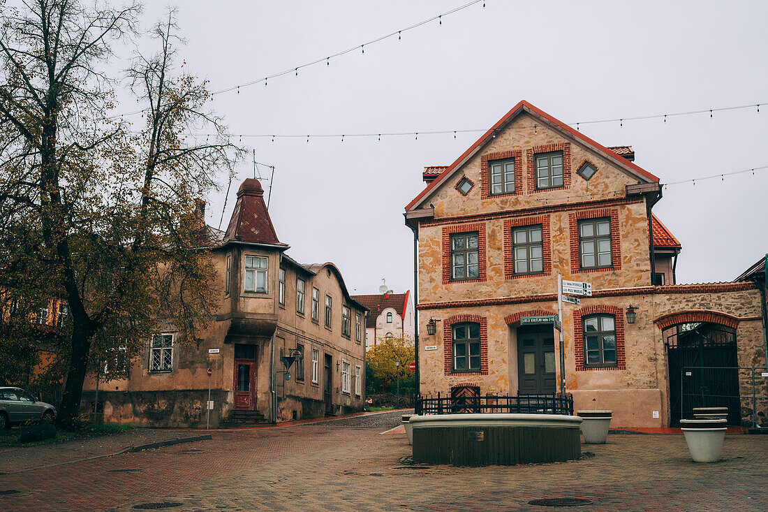 Die mittelalterliche Altstadt von Cesis, Cesis, Lettland, Baltikum, Europa