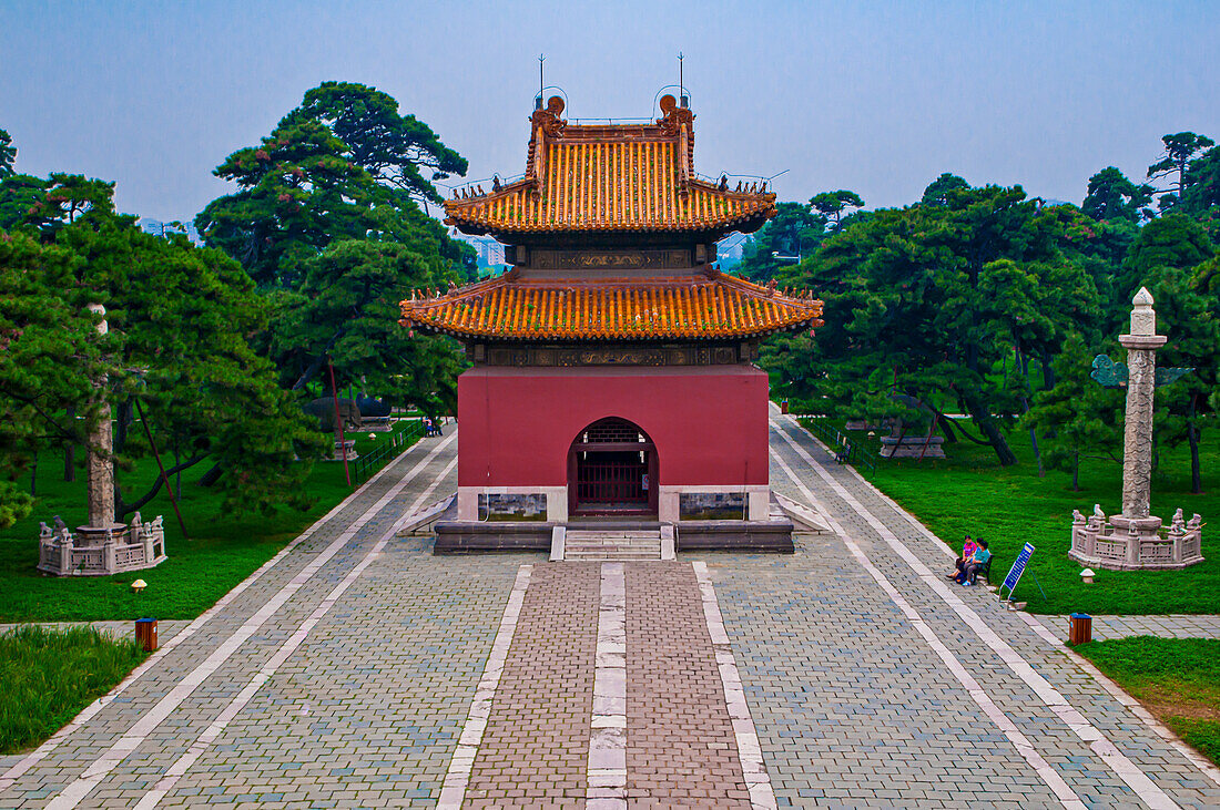 Das Zhaoling-Grab der Qing-Dynastie (Das Nordgrab), UNESCO-Welterbestätte, Shenyang, Liaoning, China, Asien