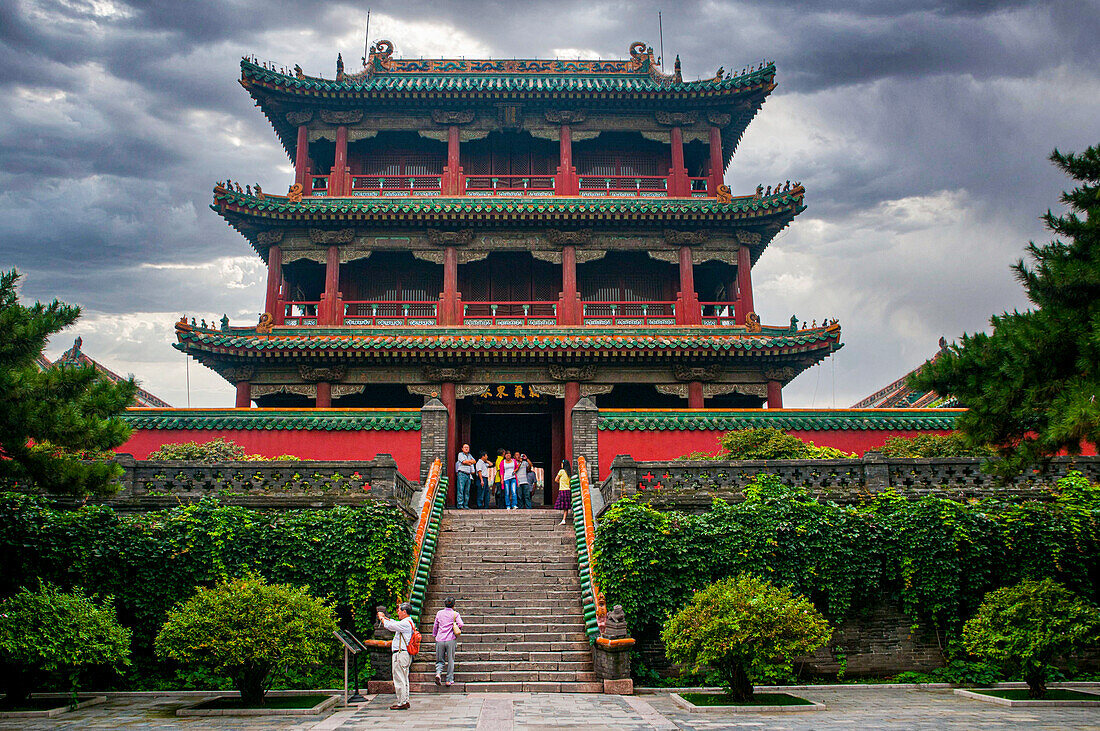 Kaiserpalast von Shenyang (Mukden-Palast), UNESCO-Weltkulturerbe, Shenyang, Liaoning, China, Asien