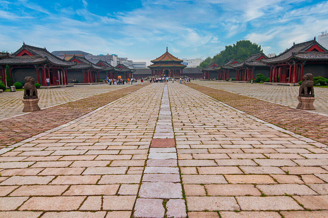 Kaiserpalast von Shenyang (Mukden-Palast), UNESCO-Weltkulturerbe, Shenyang, Liaoning, China, Asien