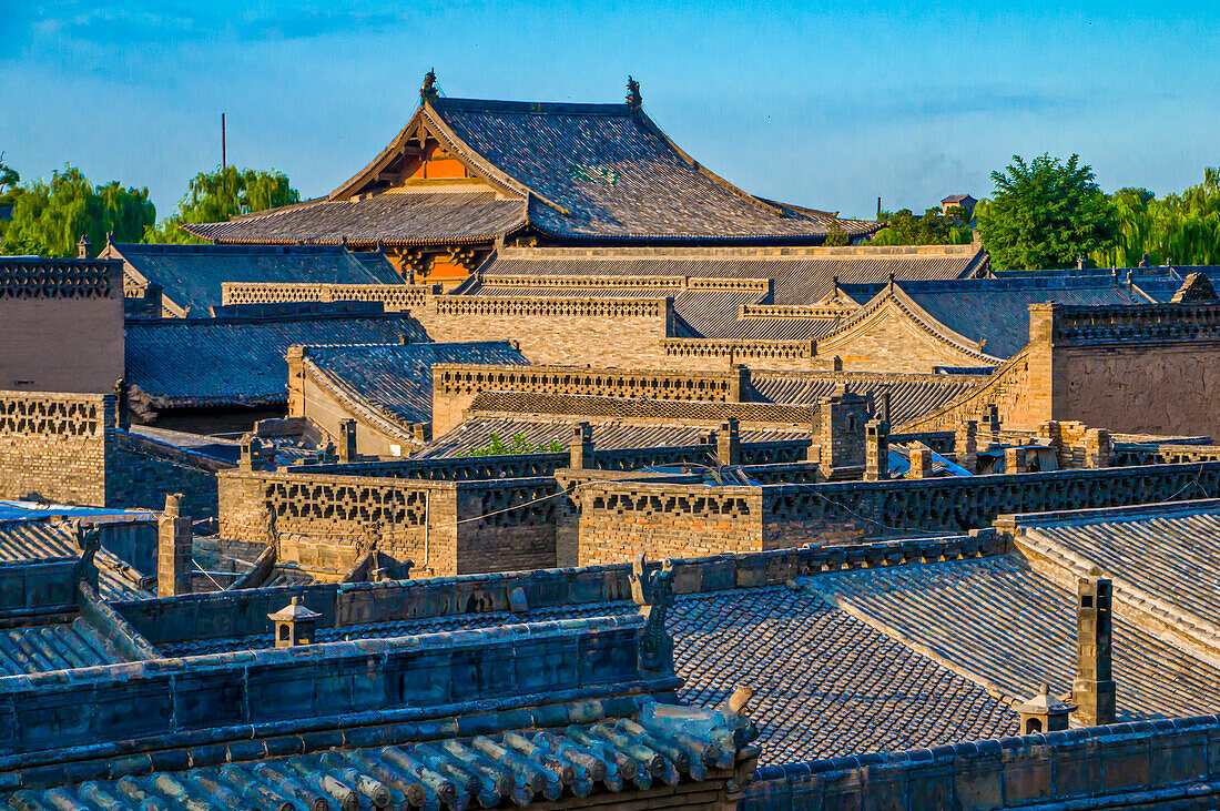 The historic old town of Pingyao (Ping Yao), UNESCO World Heritage Site, Shanxi, China, Asia