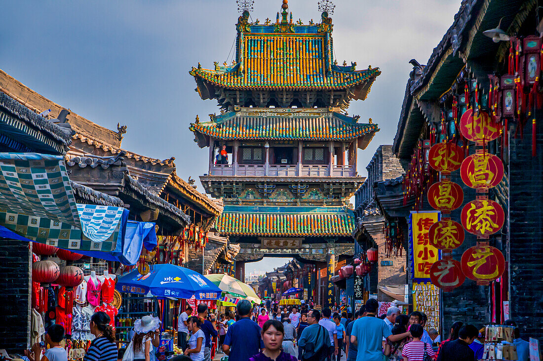 Die historische Altstadt von Pingyao (Ping Yao), UNESCO-Welterbestätte, Shanxi, China, Asien