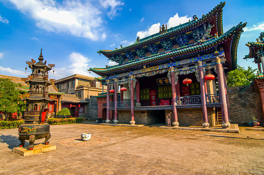 The historic old town of Pingyao (Ping Yao), UNESCO World Heritage Site, Shanxi, China, Asia