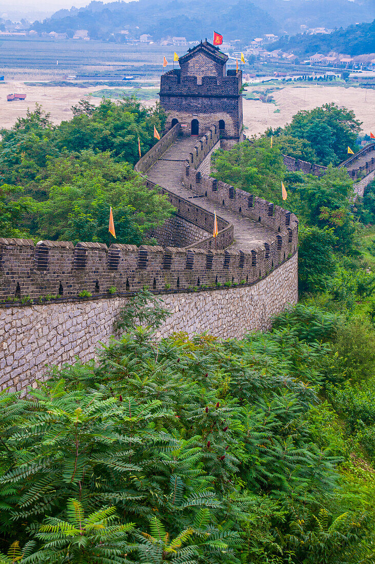 The Tiger Mountain Great Wall, UNESCO World Heritage Site, at Dandong, Liaoning, China, Asia