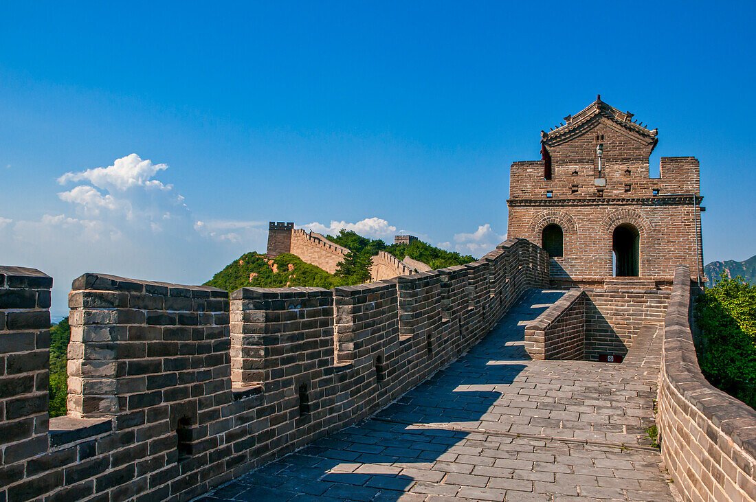 Die Chinesische Mauer, UNESCO-Weltkulturerbe, bei Badaling, China, Asien