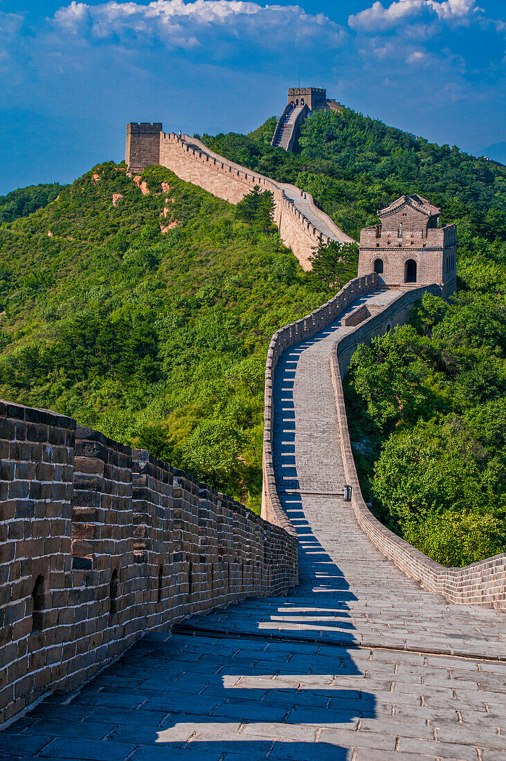 The Great Wall of China, UNESCO World Heritage Site, at Badaling, China, Asia