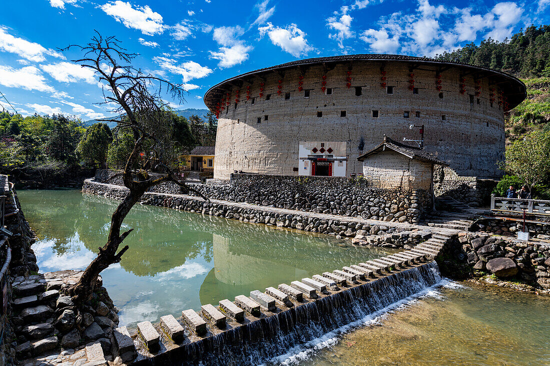 Yuchang Fujian Tulou, ländliche Behausung der Hakka, Fujian, China, Asien