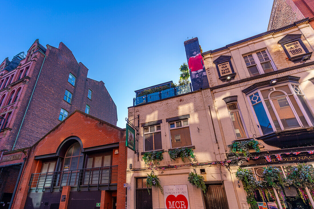 View of the Old Nags Head pub, Manchester, Lancashire, England, United Kingdom, Europe