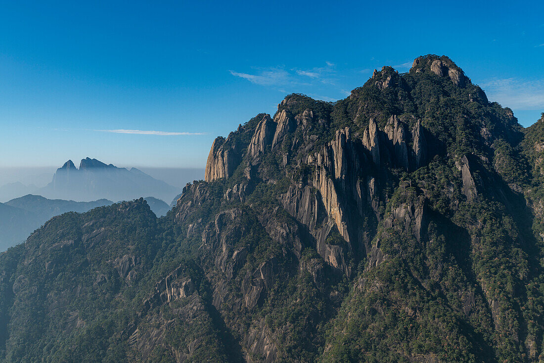 Taoistischer Sanqing-Berg aus Granit, UNESCO-Welterbe, Jiangxi, China, Asien