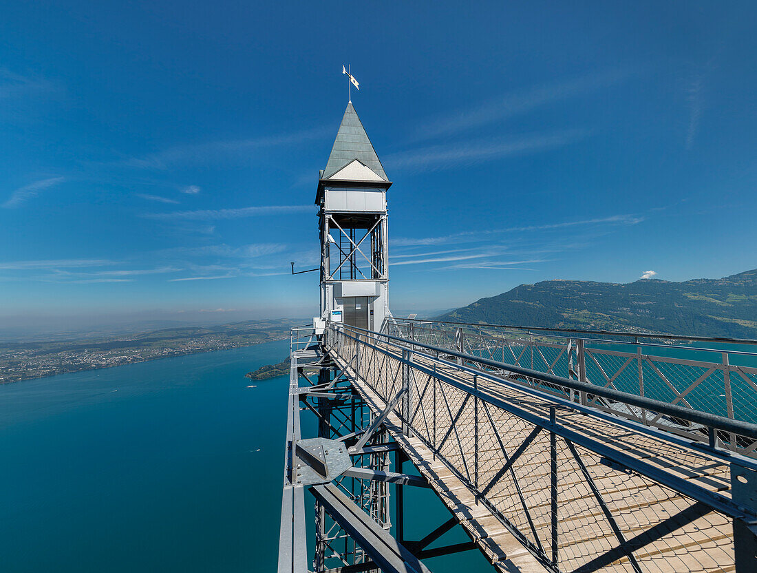 Hammetschwand Lift on Buergenstock Mountain, Canton Niewalden, Lake Lucerne, Switzerland, Europe