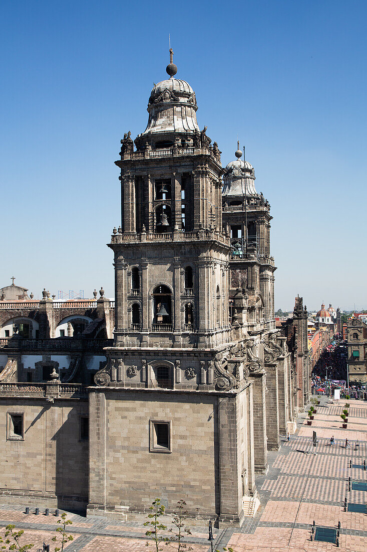 Metropolitan-Kathedrale von Mexiko, gegründet 1573, Historisches Zentrum, UNESCO-Weltkulturerbe, Mexiko-Stadt, Mexiko, Nordamerika