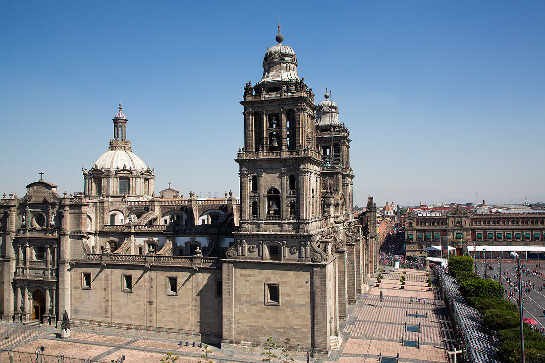 Metropolitan-Kathedrale von Mexiko, gegründet 1573, Historisches Zentrum, UNESCO-Weltkulturerbe, Mexiko-Stadt, Mexiko, Nordamerika