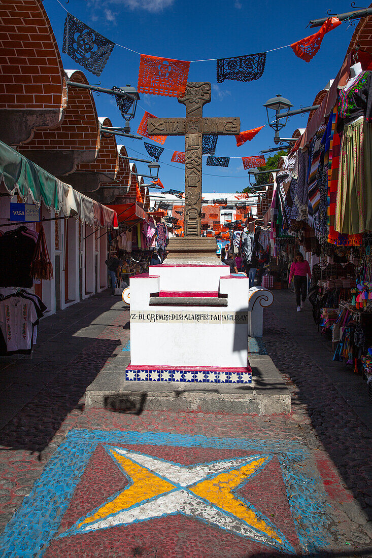 El Parian-Markt, Historisches Zentrum, UNESCO-Weltkulturerbe, Puebla, Bundesstaat Puebla, Mexiko