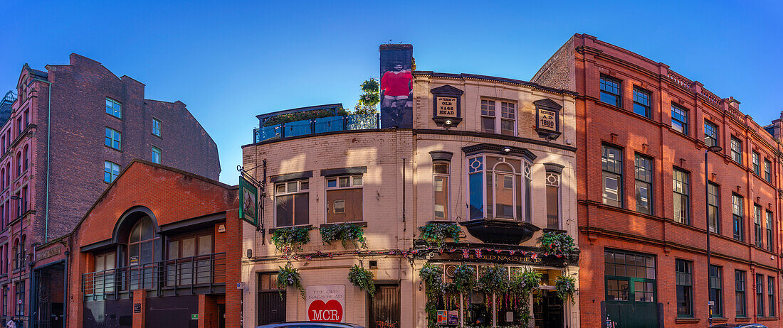 View of the Old Nags Head pub, Manchester, Lancashire, England, United Kingdom, Europe