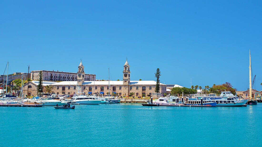 Das alte Lagerhaus, die Königliche Marinewerft, Sandys, Bermuda, Nordatlantik, Nordamerika