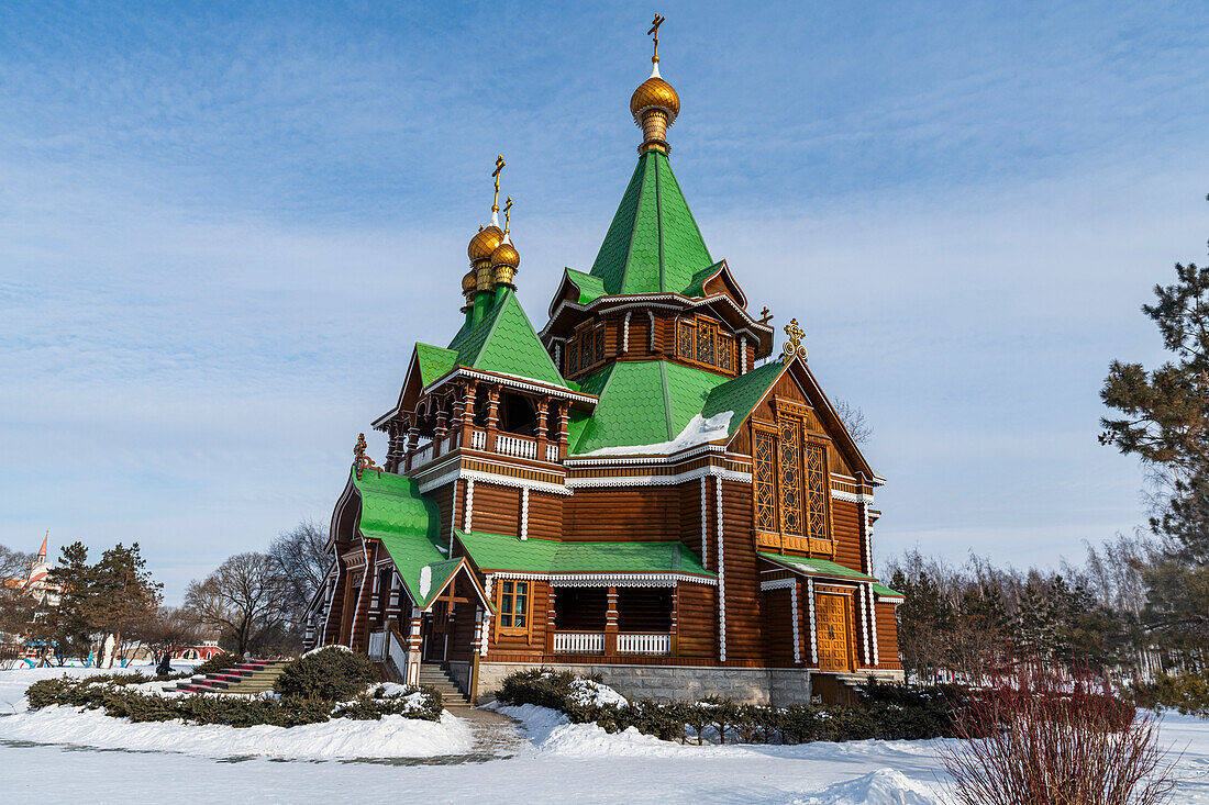 Orthodoxe Kirche, Wolga-Gutshof, Harbin, Heilongjiang, China, Asien