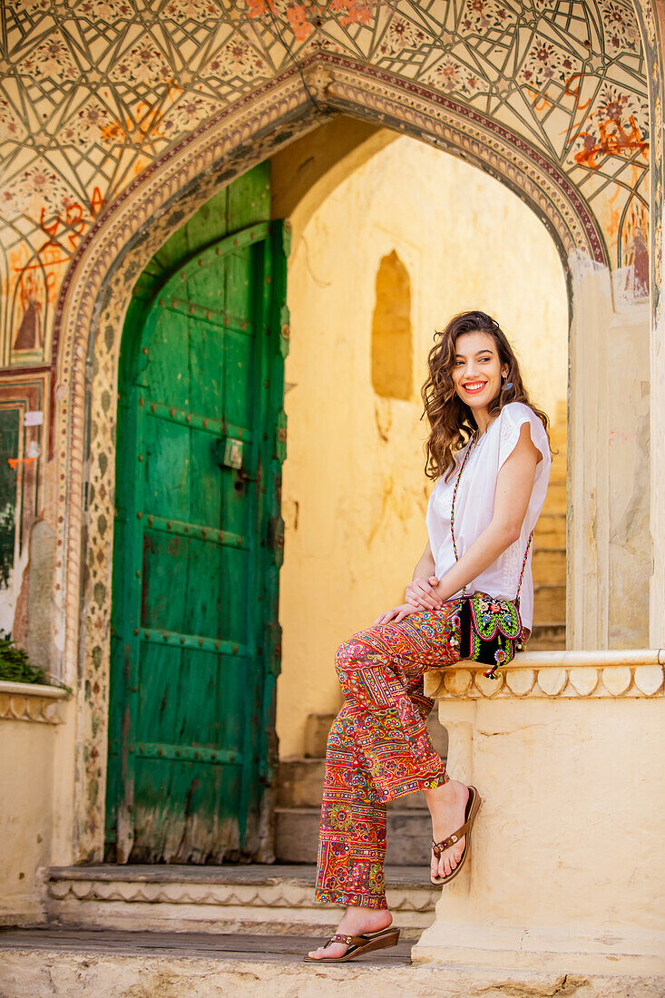 Woman in Jaipur, Rajasthan, India, Asia