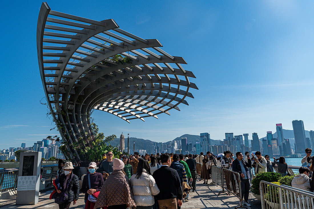 Allee der Sterne, Hongkong, China, Asien