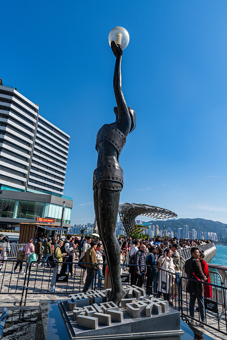 Allee der Sterne, Hongkong, China, Asien