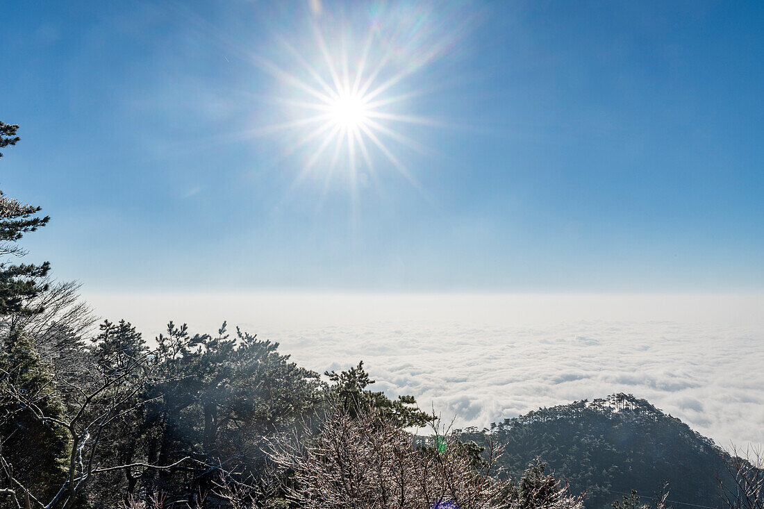 Hanpo-Pass, Berg Lu (Lushan), UNESCO-Welterbe, Jiujiang, Jiangxi, China, Asien