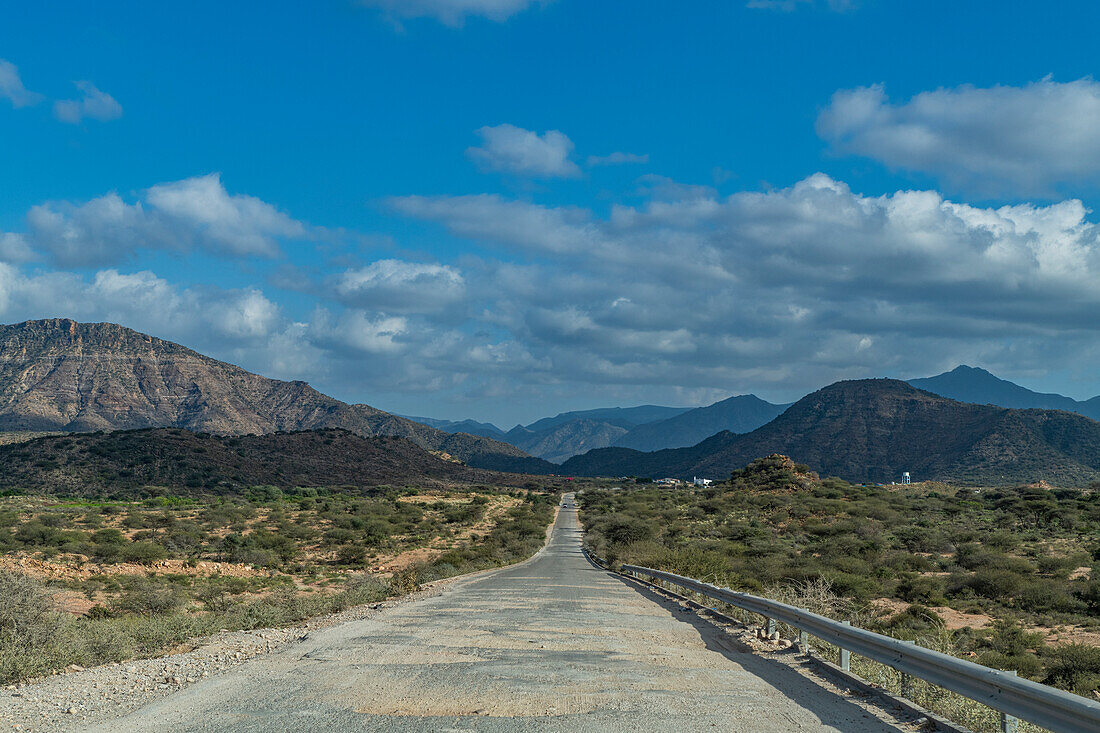 View over the Sheikh Mountains, Somaliland, Somalia, Africa