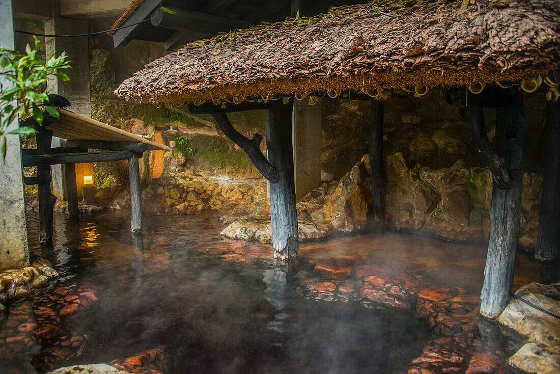 Kurokawa Onsen, öffentliches Bad, Kyushu, Japan, Asien