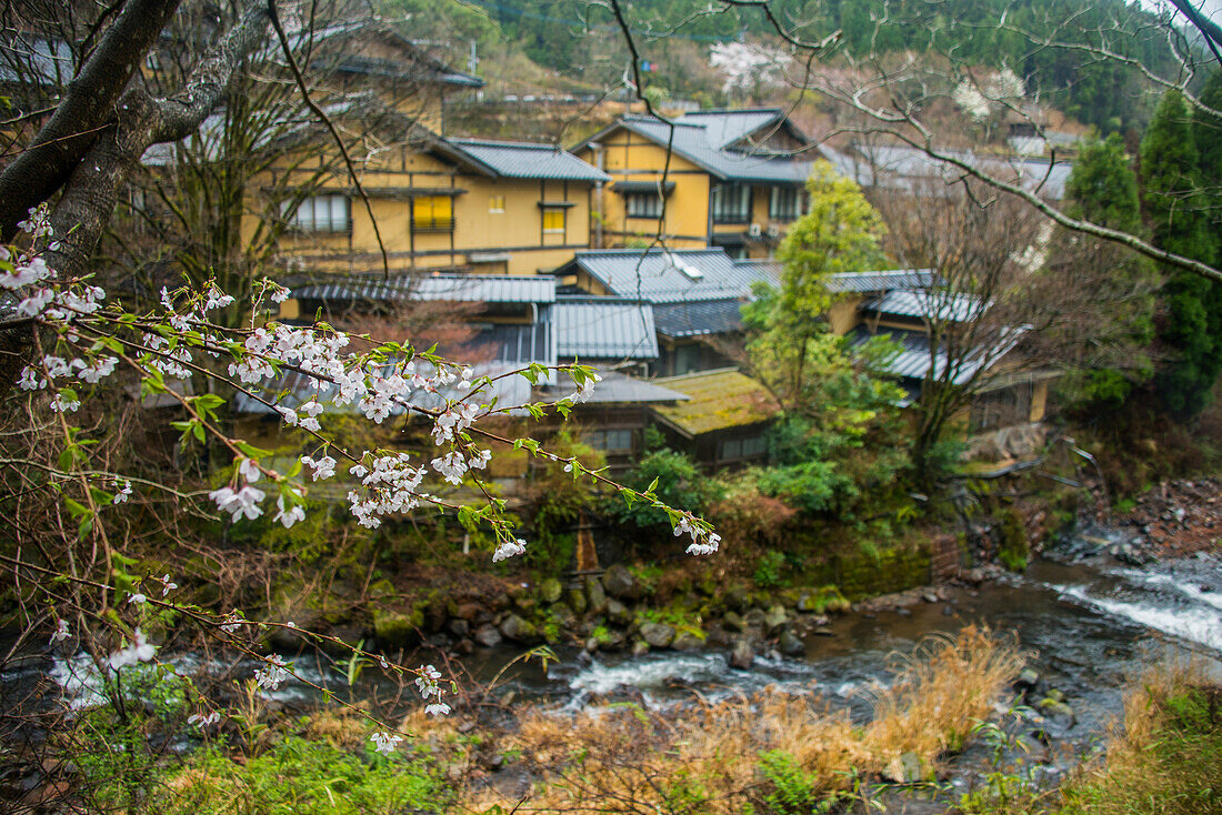 Kurokawa Onsen, öffentliches Bad, Kyushu, Japan, Asien