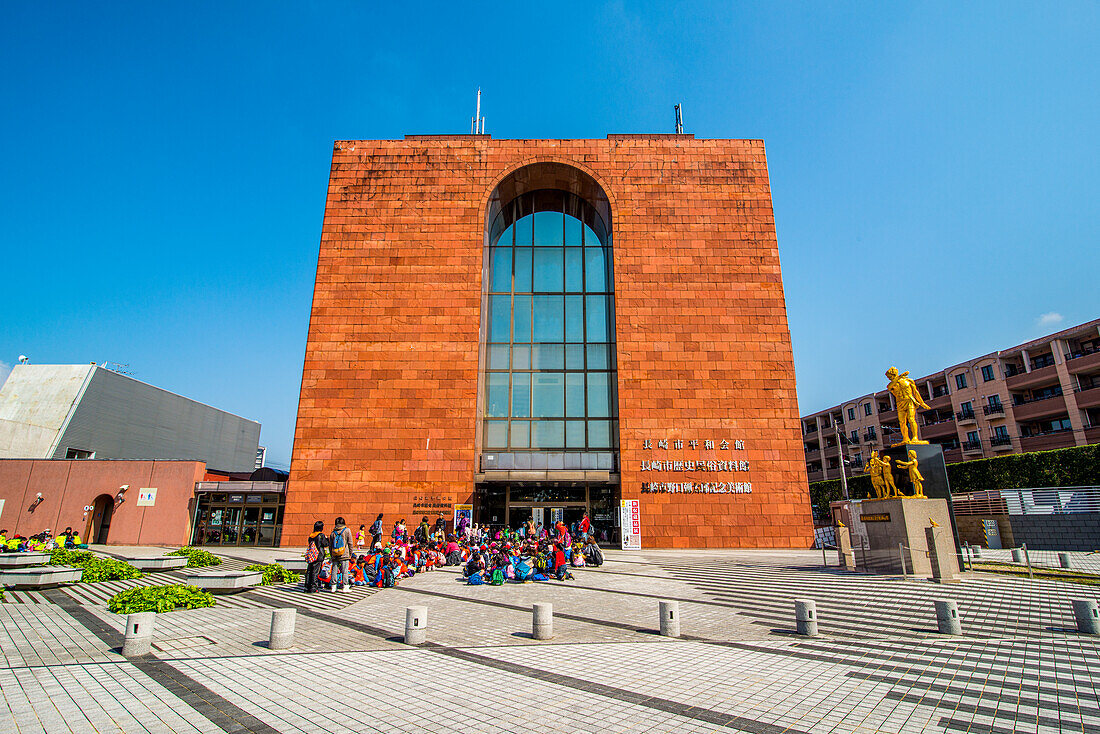 Nagasaki-Atombombenmuseum, Nagasaki-Friedenspark, Nagasaki, Kyushu, Japan, Asien