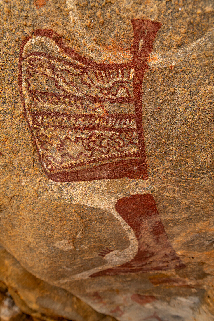 Rock art paintings of Laas Geel, near Hargeisa, Somaliland, Somalia, Africa