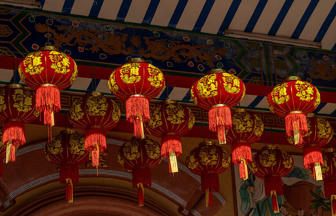 Aspects of Chinese temples in Mae Hong Son, Thailand, Southeast Asia, Asia