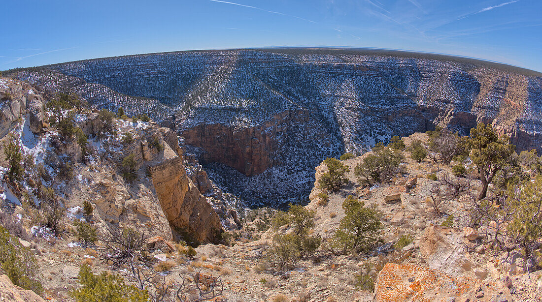 The cliffs of Waldron Canyon west of Hermits Rest, Grand Canyon, Arizona, United States of America, North America