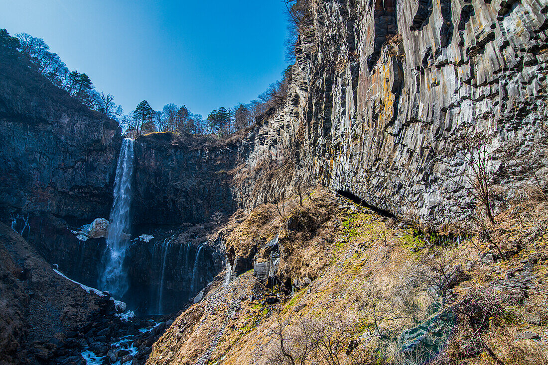 Kegon-Wasserfall (Kegon no taki), UNESCO-Welterbe, Nikko, Präfektur Tochigi, Kanto, Honshu, Japan, Asien