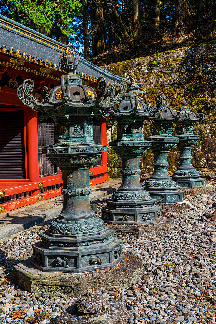 Iemitsu Mausoleum (Taiyuinbyo), UNESCO World Heritage Site, Nikko, Tochigi Prefecture, Kanto, Honshu, Japan, Asia