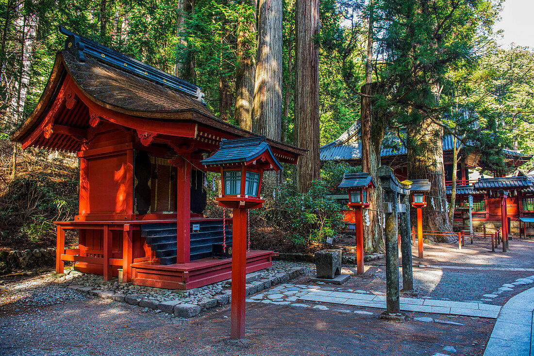 Futarasan Shrine, UNESCO World Heritage Site, Nikko, Tochigi Prefecture, Kanto, Honshu, Japan, Asia