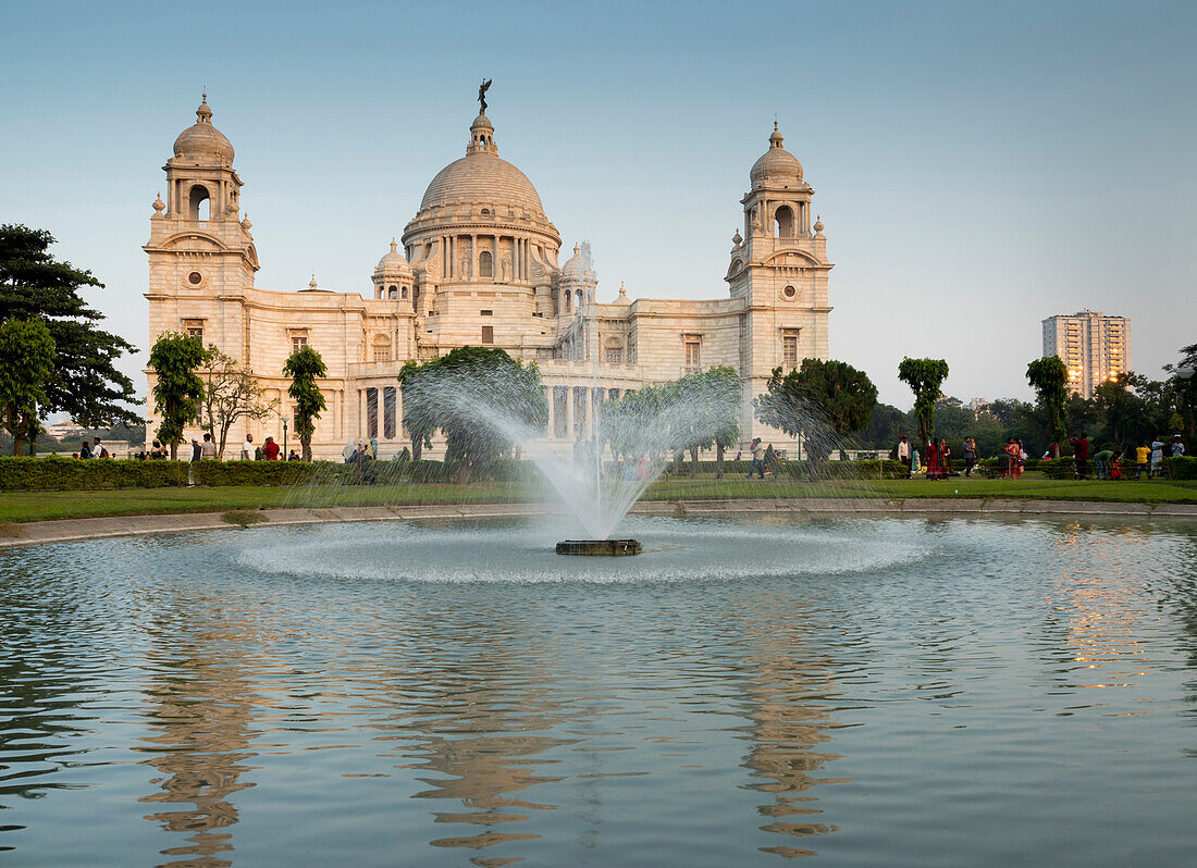 Das Victoria-Denkmal, Kalkutta, Westbengalen, Indien, Asien