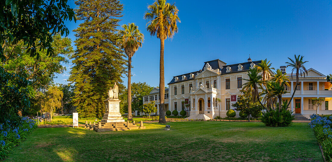 Blick auf die Teologiese Kweekskool University, Stellenbosch Central, Stellenbosch, Westkap, Südafrika, Afrika