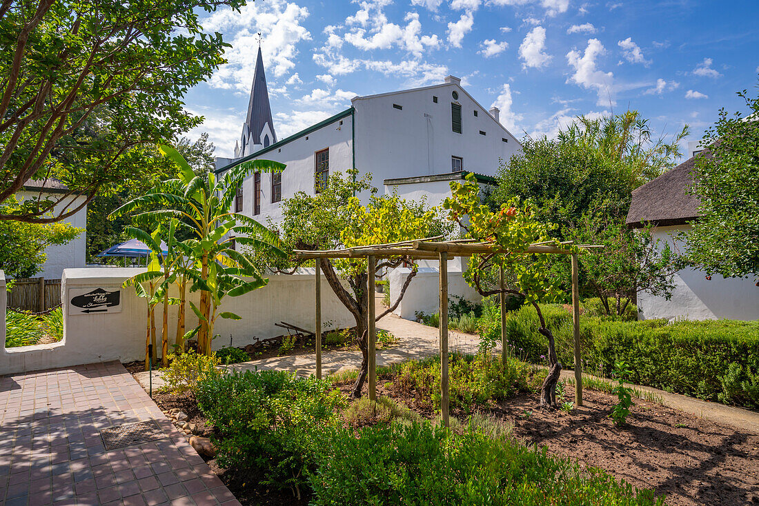 Außenansicht des Village Museum, Stellenbosch Central, Stellenbosch, Western Cape, Südafrika, Afrika