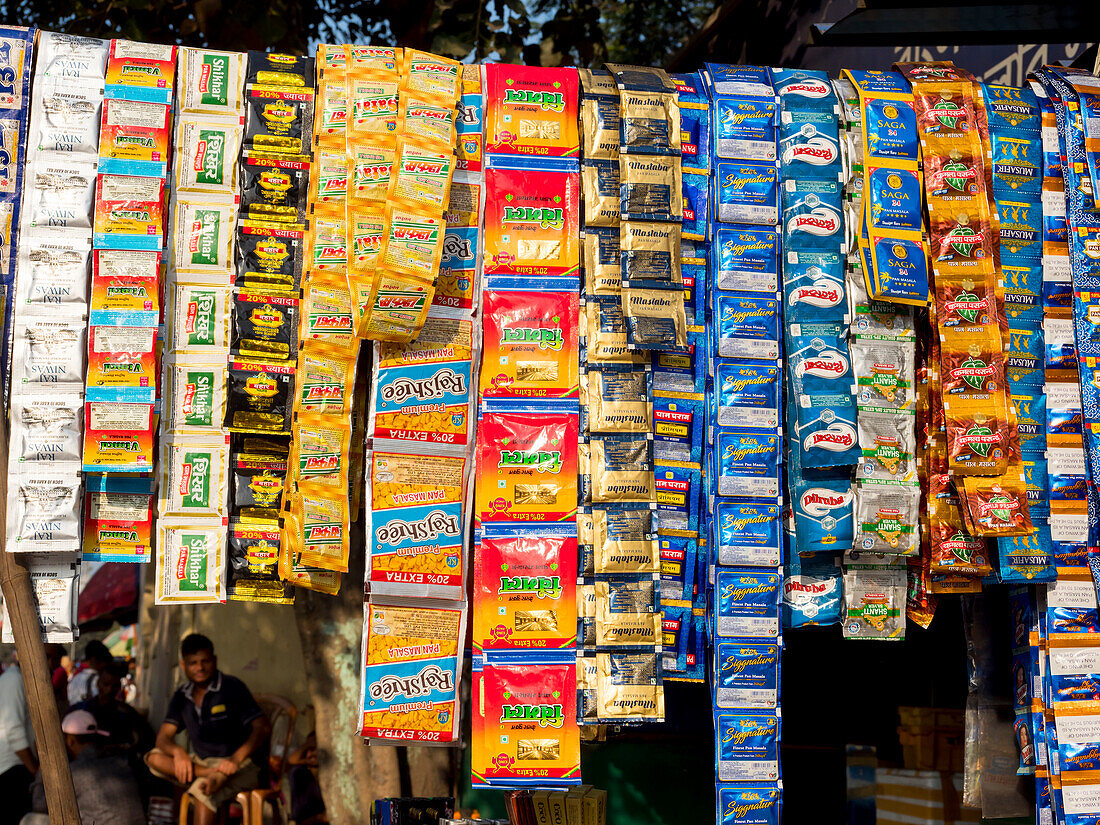 Howrah pan stall, Kolkata, West Bengal, India, Asia