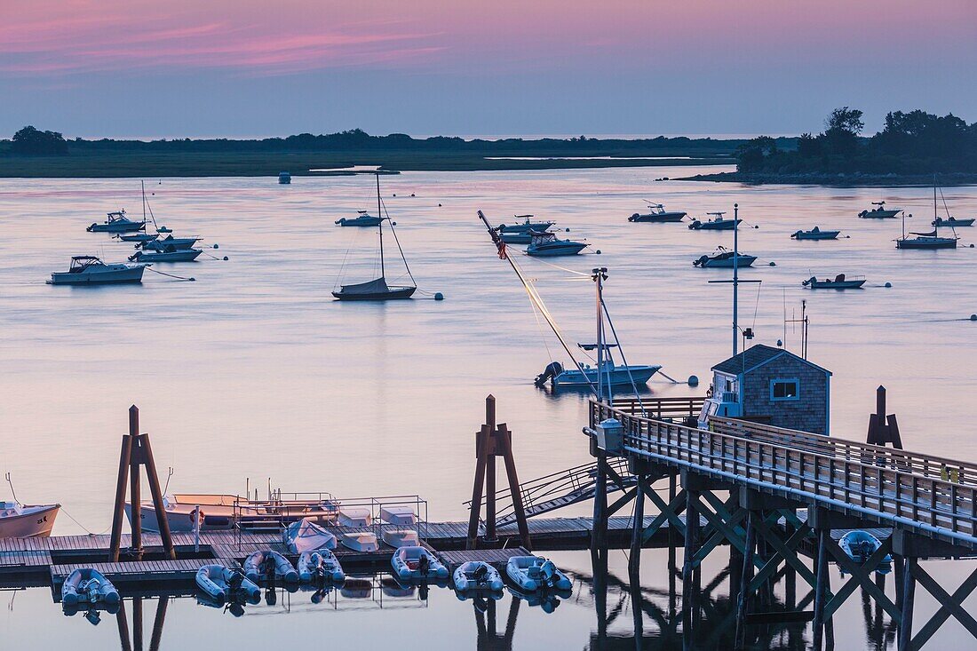 Vereinigte Staaten, Neuengland, Massachusetts, Ipswich, Sonnenaufgang über Great Neck